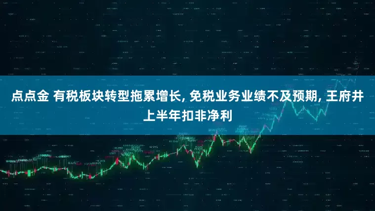点点金 有税板块转型拖累增长, 免税业务业绩不及预期, 王府井上半年扣非净利