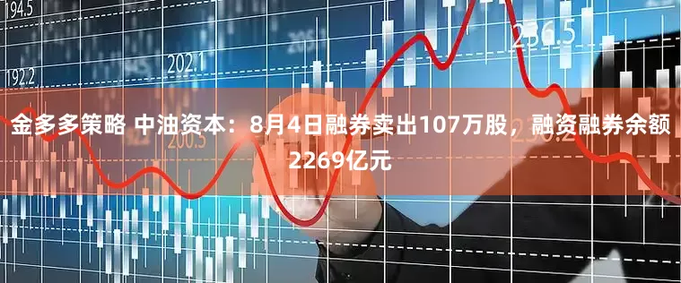 金多多策略 中油资本：8月4日融券卖出107万股，融资融券余额2269亿元